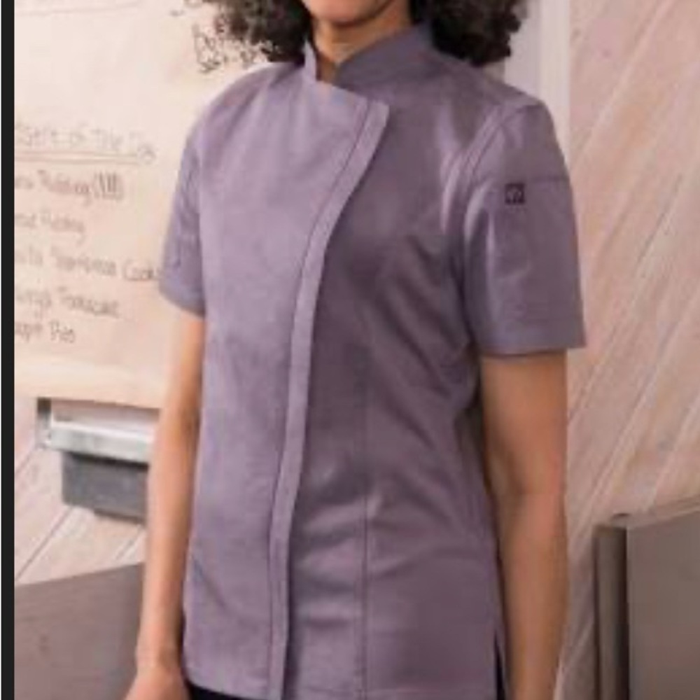 Chef Works Springfield Purple Chef Jacket